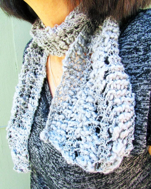 Paton Venus Breezy Spring Scarf Knitting Pattern Venus Lacy Scarf or Cowl, Beginners Knitting Pattern Yarn Designers Boutique