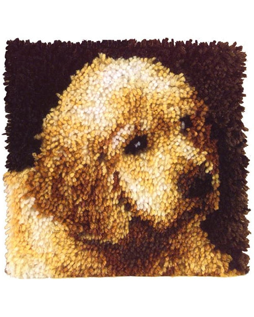 Latch Hook, Adorable Golden Lab Puppy