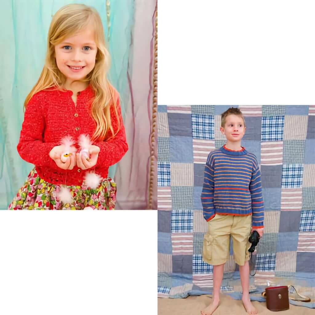 Knitting Patterns for Kids Clothes | Magical World According to Miss Millie The Magical World According to Miss Millie by Louisa Harding Yarn Designers Boutique