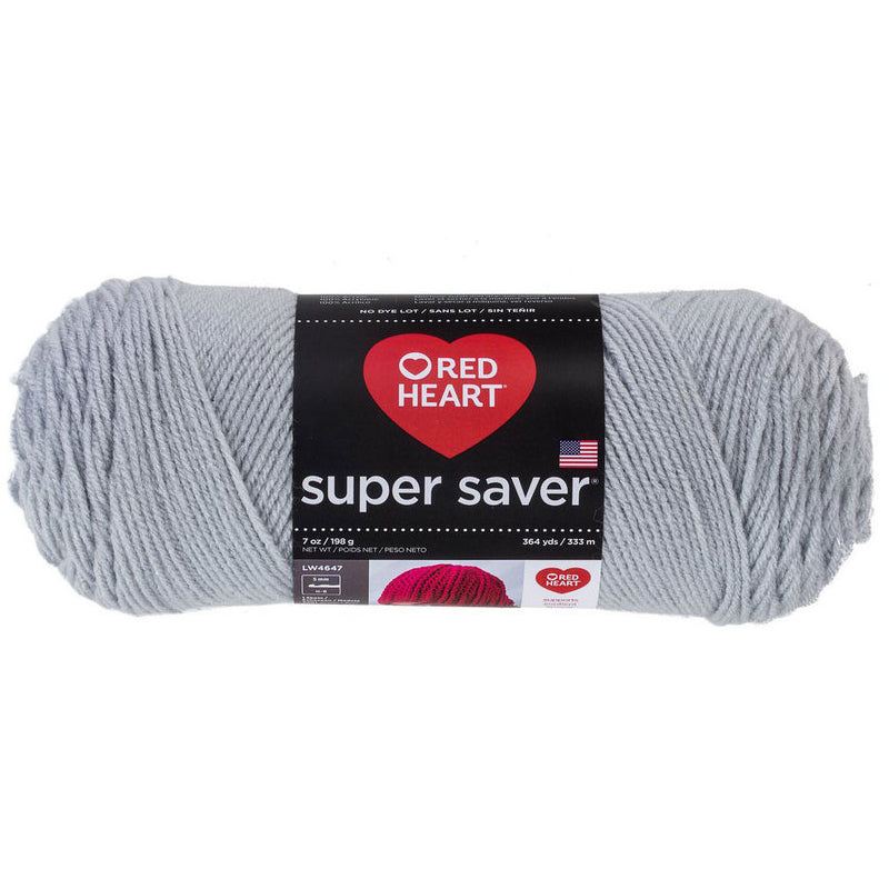 Super Saver Yarn Red Heart, Machine Washable & Dryable, Worsted Weight Super Saver Solids & Fleck Yarn by Red Heart Yarn Designers Boutique