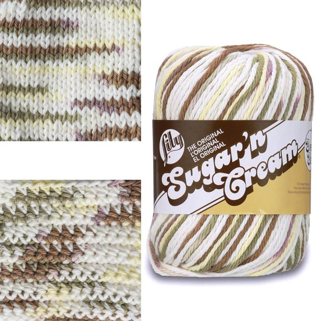 Cotton Yarn, Lily Sugar'n Cream Super Sized Ball, Machine Washable Lily Sugar'n Cream Super Sized Yarn Yarn Designers Boutique