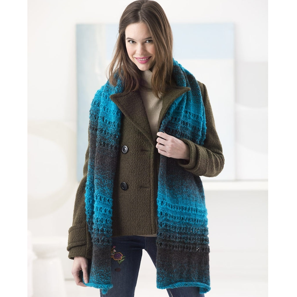 Lion Brand Scarfie Chunky Yarn, Gradient Scarf & Blanket Yarn Scarfie Yarn by Lion Brand Yarn Designers Boutique