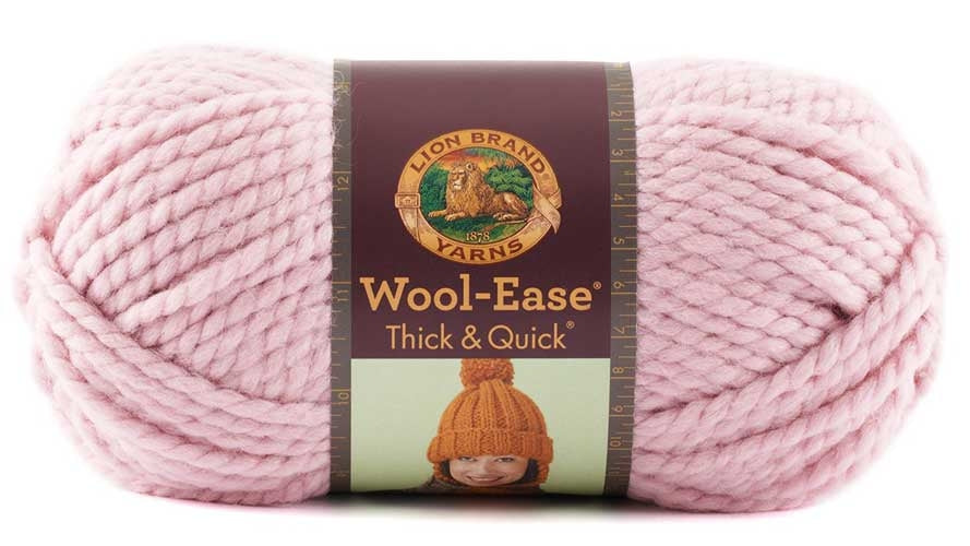  Lion Brand Yarn Wool-Ease Thick & Quick Yarn, Soft and