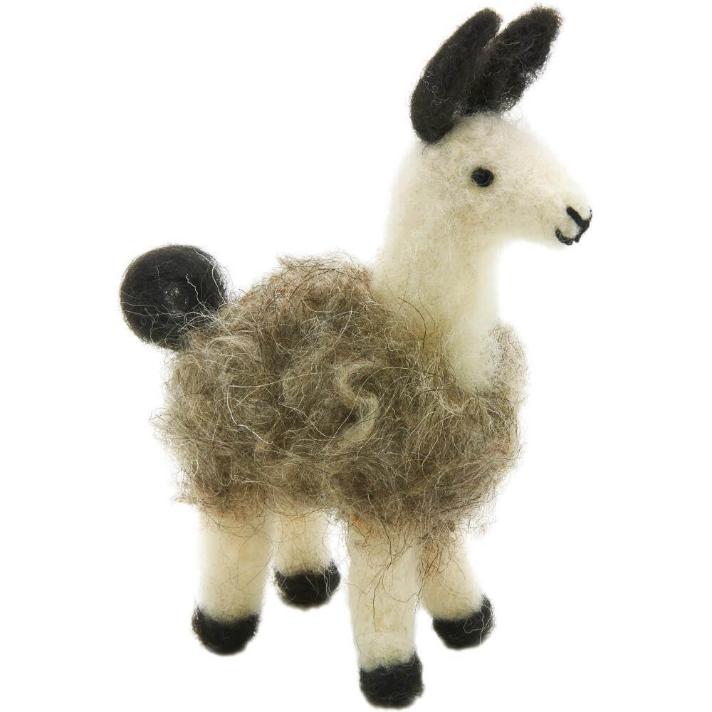 Llama Needle Felting Kit | Learn How to Needle Felt With a Starter Kit Beginner Needle Felting Kit, Happy Llama Yarn Designers Boutique