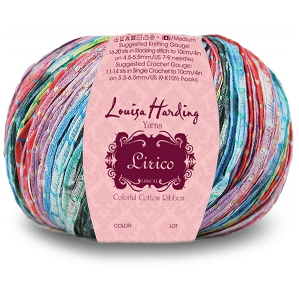 Louisa Harding Lirico Ribbon Yarn, Worsted Weight Cotton Yarn Lirico by Louisa Harding Yarn Designers Boutique