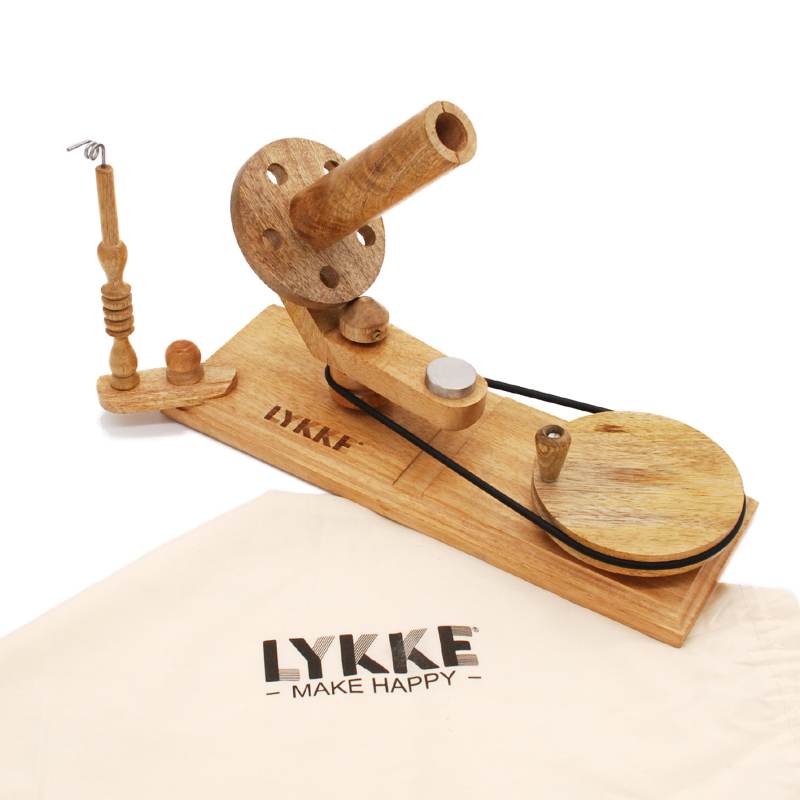 Yarn Winder, Lykke Wooden Jumbo Ball Winder | Create Center Pull Cakes Lykke Wooden Jumbo Ball Winder Yarn Designers Boutique