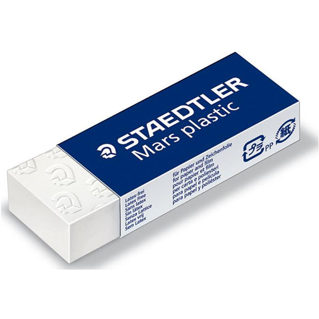 Staedtler Mars Plastic Eraser, Remove Graphite on Paper, Vellum & Film Mars Plastic Eraser by Staedtler Yarn Designers Boutique