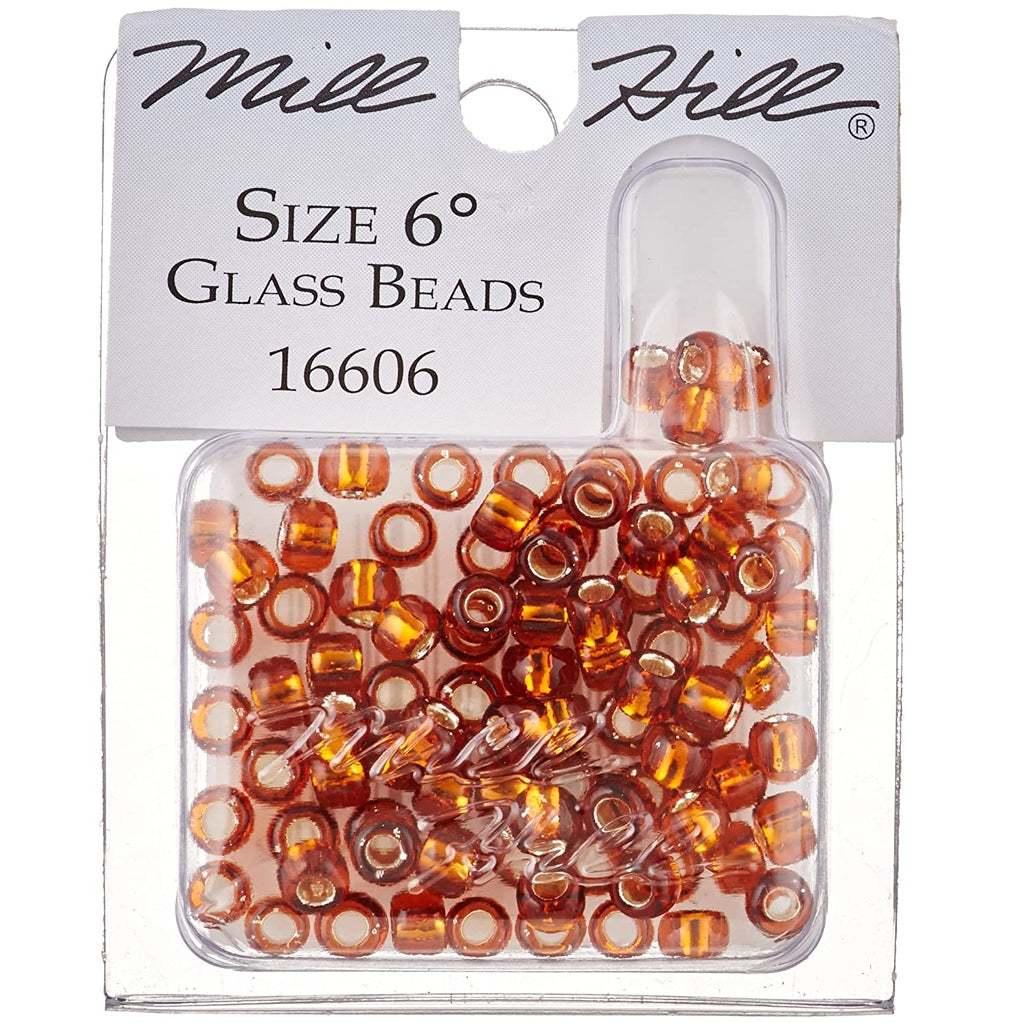 Beads | Mill Hill Glass Beads 6/0 (4mm) Diameter 5.2 Grams Per Package Mill Hill Glass Beads Size 6/0 (4mm), 5.2 Grams Yarn Designers Boutique