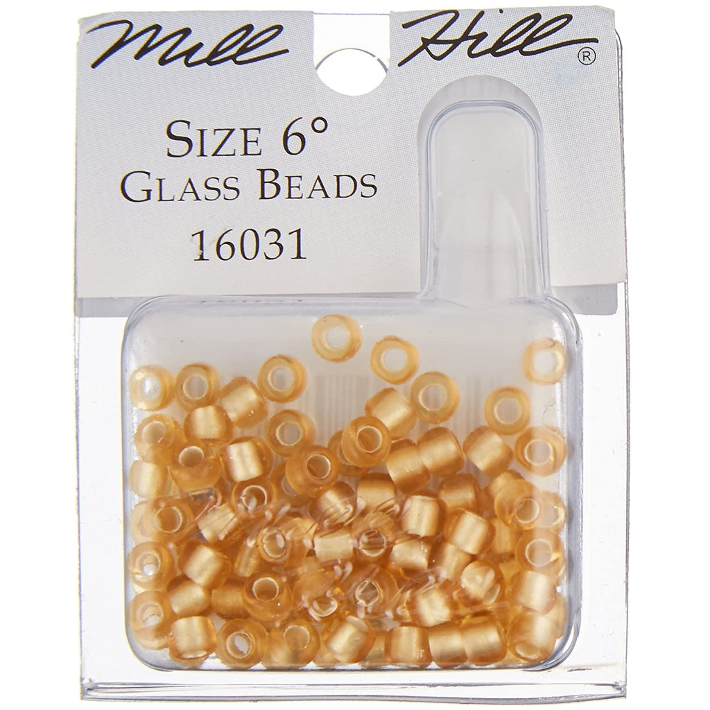 Beads | Mill Hill Glass Beads 6/0 (4mm) Diameter 5.2 Grams Per Package Mill Hill Glass Beads Size 6/0 (4mm), 5.2 Grams Yarn Designers Boutique