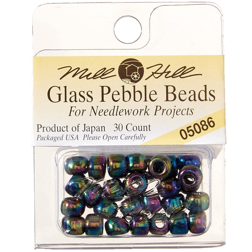 Beads | Mill Hill Pebble Beads 5.5mm 30 Beads per Pack Mill Hill Pebble Beads 5.5mm, 30-Pack Yarn Designers Boutique