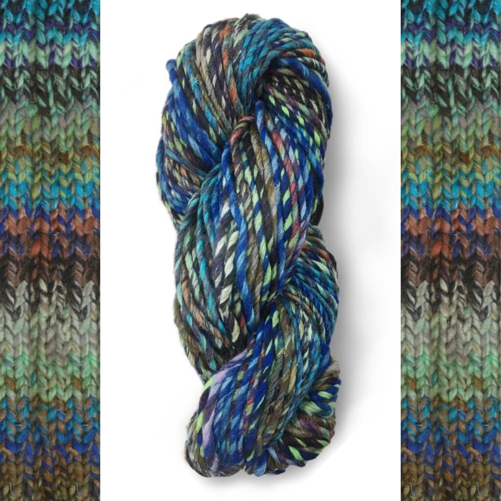 Wool Yarn, Noro Yarns Ginga | Colorful Super Bulky Knitting Wool Ginga Mottled Striping Yarn from Noro Yarn Designers Boutique