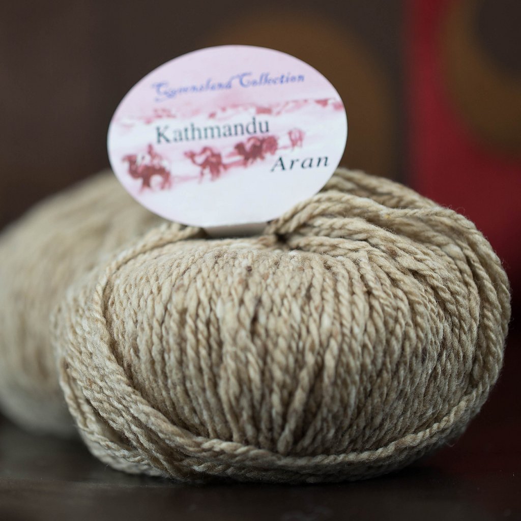 Queensland Collection Aran Kathmandu, Silk & Merino Wool Yarn Aran Kathmandu by Queensland Collection Yarn Designers Boutique