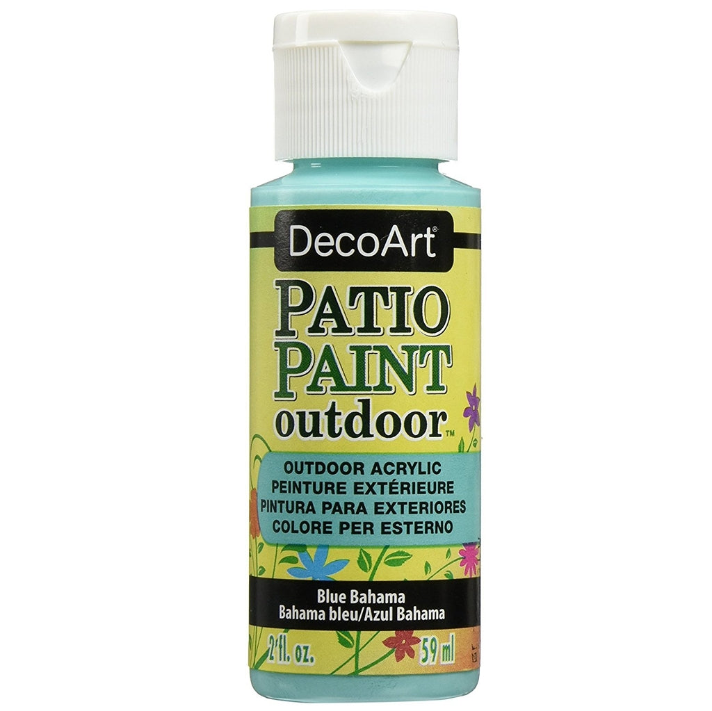 Outdoor Acrylic Paint | Garden Craft Patio Paint Outdoor, 2oz Bottles Patio Paint, Outdoor Garden Paint, 2oz Bottle Yarn Designers Boutique