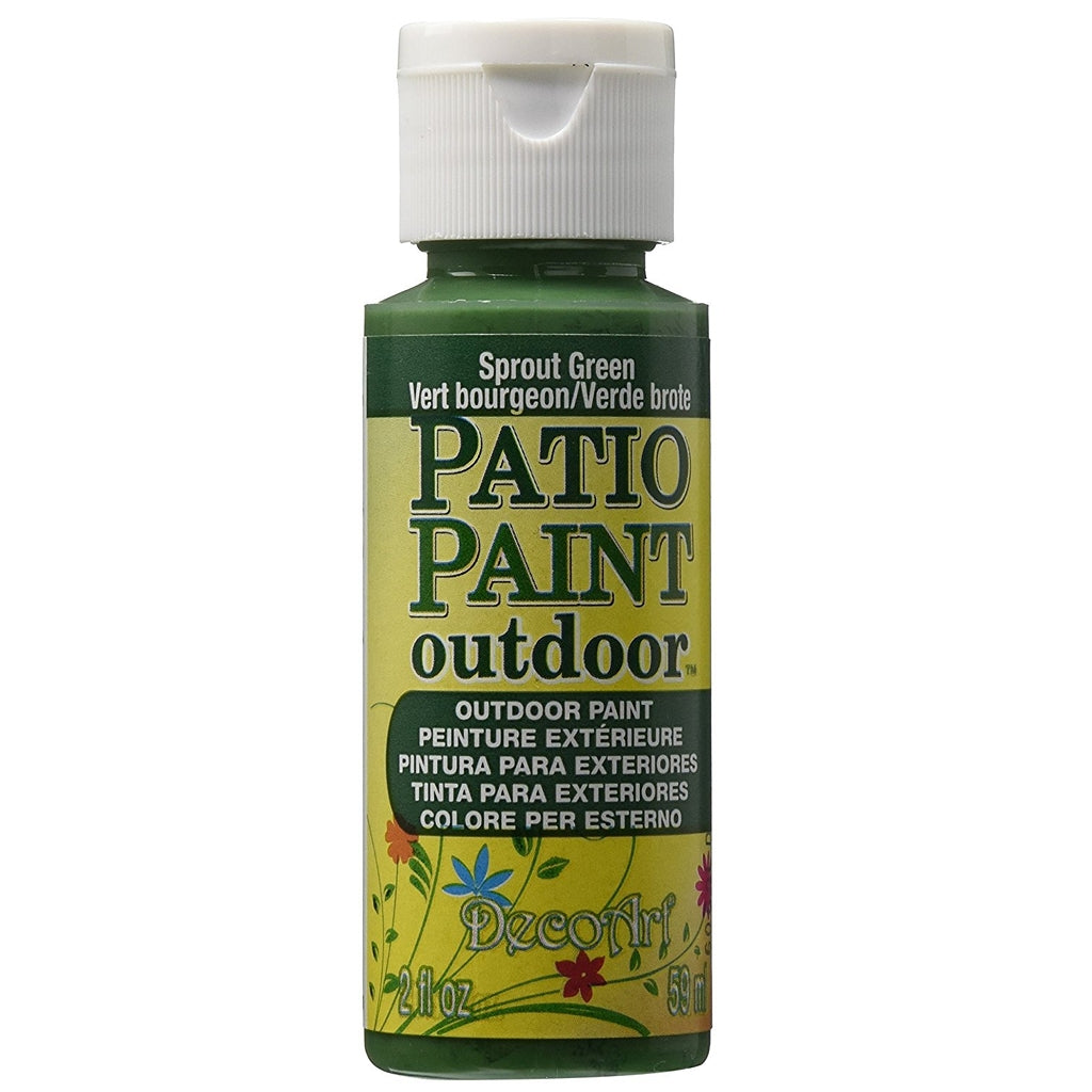 Outdoor Acrylic Paint | Garden Craft Patio Paint Outdoor, 2oz Bottles Patio Paint, Outdoor Garden Paint, 2oz Bottle Yarn Designers Boutique