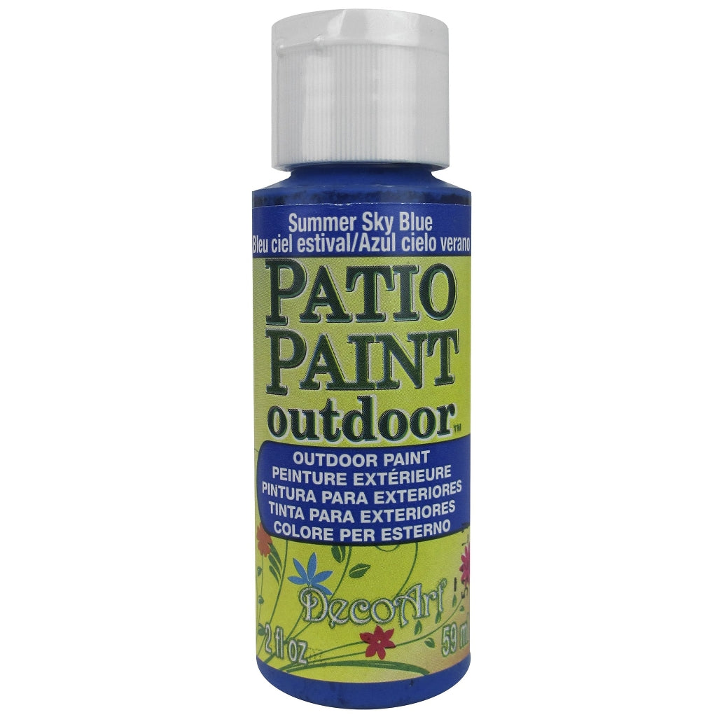 Outdoor Acrylic Paint | Garden Craft Patio Paint Outdoor, 2oz Bottles Patio Paint, Outdoor Garden Paint, 2oz Bottle Yarn Designers Boutique