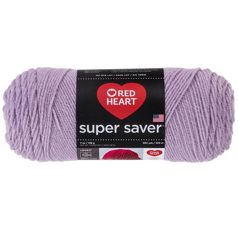 Super Saver Yarn Red Heart, Machine Washable & Dryable, Worsted Weight Super Saver Solids & Fleck Yarn by Red Heart Yarn Designers Boutique