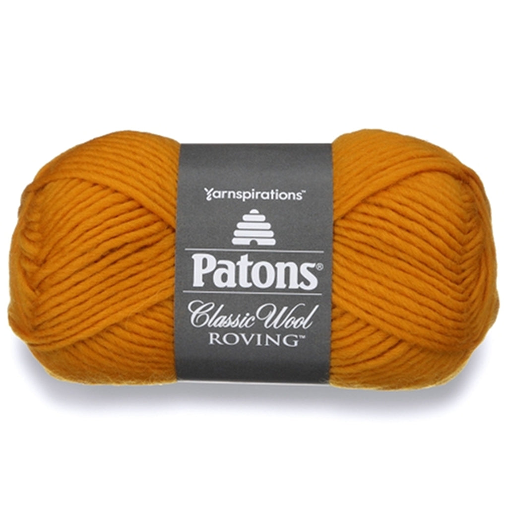 Patons Classic Wool Roving Yarn, Bulky 100% Wool Knitting Yarn Classic Wool Roving by Patons Yarn Designers Boutique