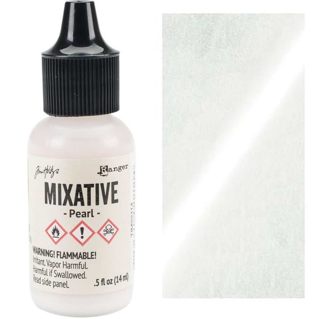 Metallic Alcohol Ink Mixatives, Tim Holtz Ranger Adirondak .5 oz Alcohol Inks Metallic Mixatives, .5 oz, Tim Holtz Ranger Yarn Designers Boutique