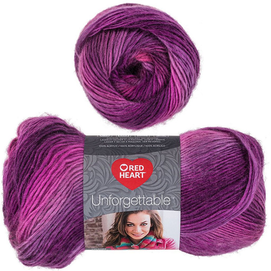 Red Heart Yarn, Boutique Unforgettable | Easy Care Worsted Yarn Boutique Unforgettable, Red Heart Yarns Yarn Designers Boutique