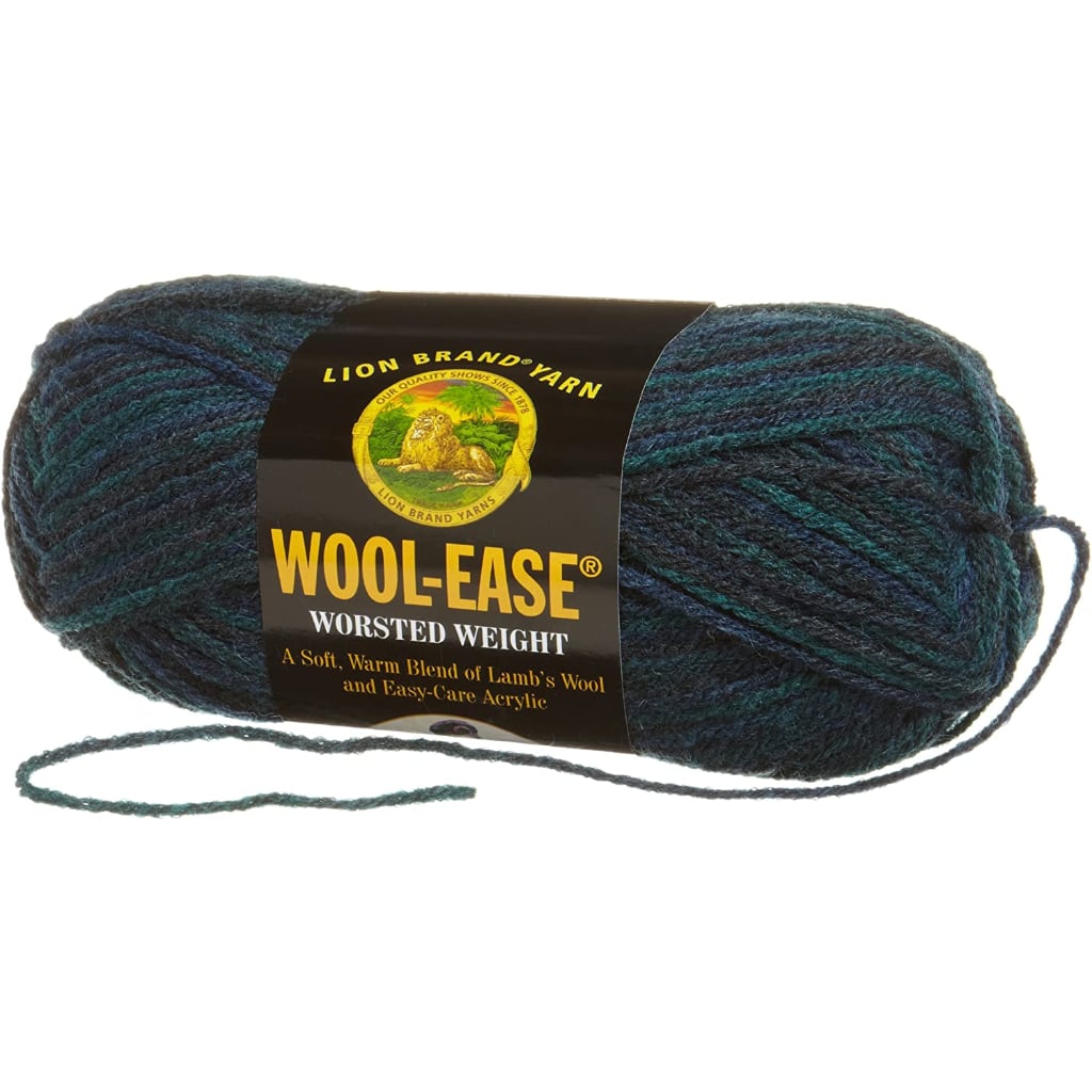 Lion Brand Yarn Wool Ease Worsted Weight Yarn, Machine Washable Wool Wool-Ease Worsted Yarn, Lion Brand Yarn Designers Boutique