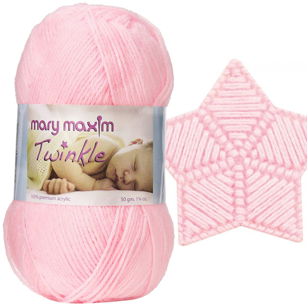 Baby Yarn, Mary Maxim Twinkle Yarn, Easy Care Yarn in Pastel Colors Twinkle Yarn by Mary Maxim Twinkle Yarn Designers Boutique