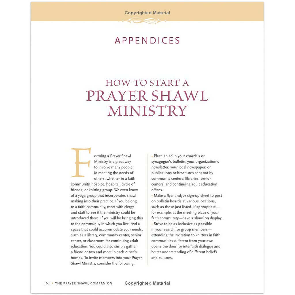 The Prayer Shawl Companion Book: 38 Knitted Designs to Embrace Life The Prayer Shawl Companion Book: 38 Knitted Designs to Embrace, Inspire, and Celebrate Life Yarn Designers Boutique