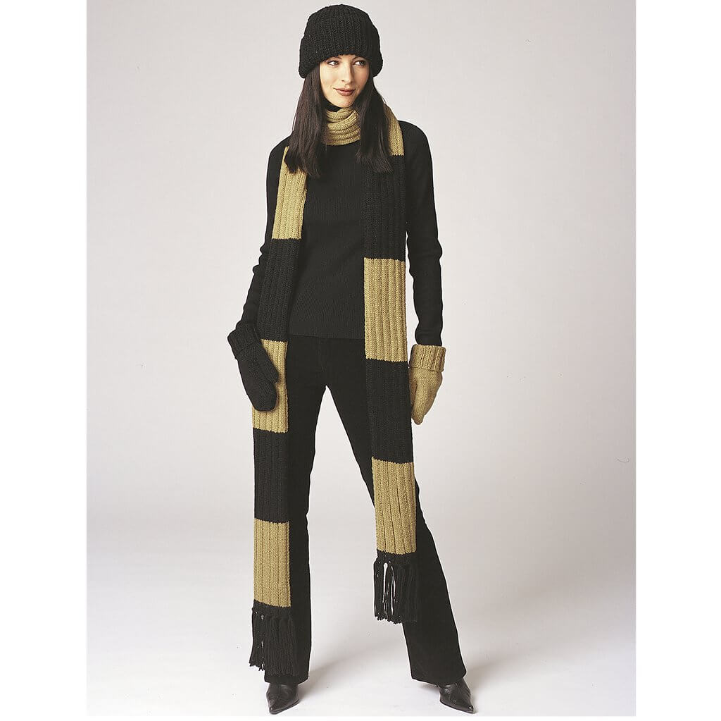 Patons Designer Series, Chill Out Scarf & Hat Pattern, Book #500985ff Patons Designer Series Chill Out Yarn Designers Boutique