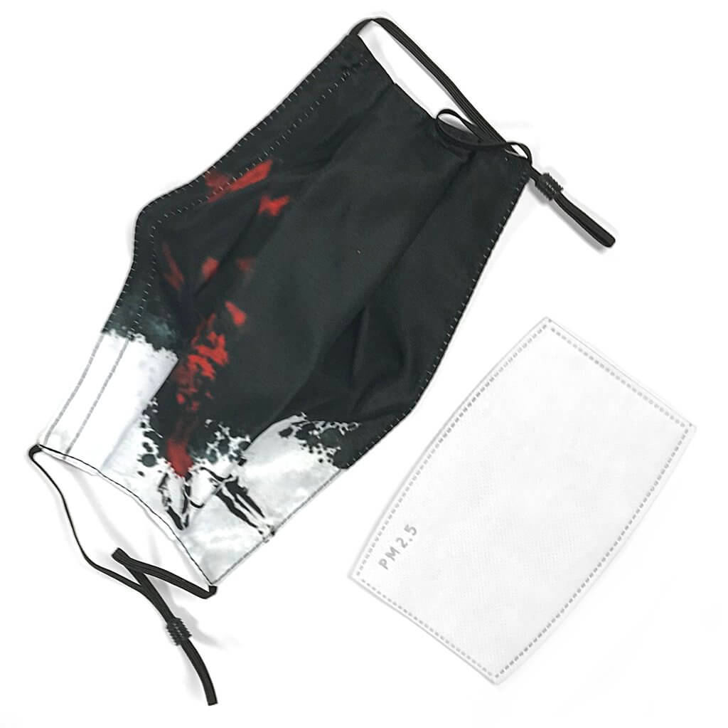 Adjustable Covid Mask, Reusable Face Masks with Filter & Nose Wire Adjustable Face Masks with Filter Yarn Designers Boutique