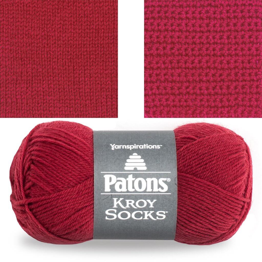 Patons Yarn, Kroy Sock, Easy-Care Machine Wash Knitting Yarn for Socks Kroy Sock Yarn from Patons Yarn Designers Boutique