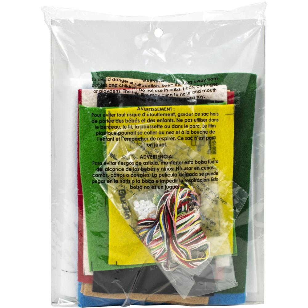 Christmas Stocking Kit, Santa is Here with LED Lights Stocking Kit, Bucilla quality materials
