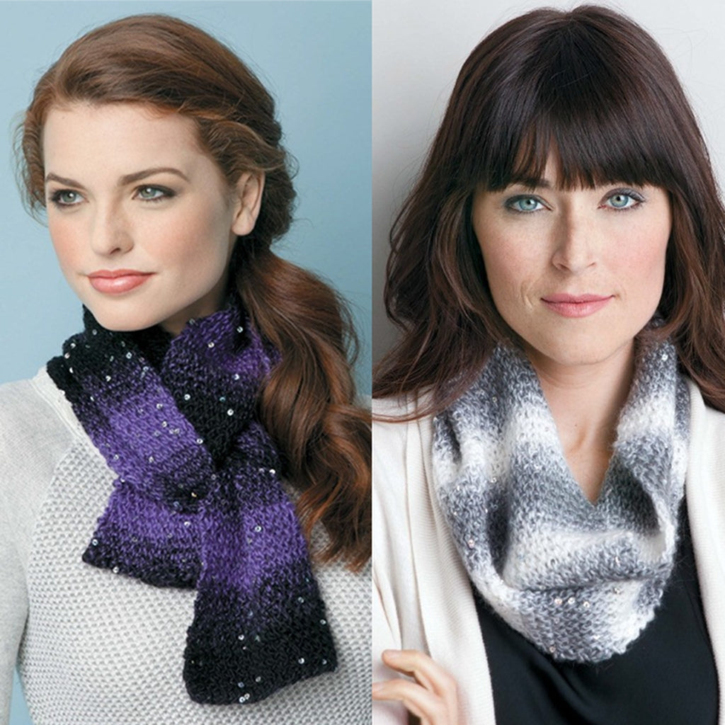 Knit Scarves & Cowls, Leisure Arts, Mix and Match Stitches & Yarn Knit Scarves & Cowls, Leisure Arts Yarn Designers Boutique