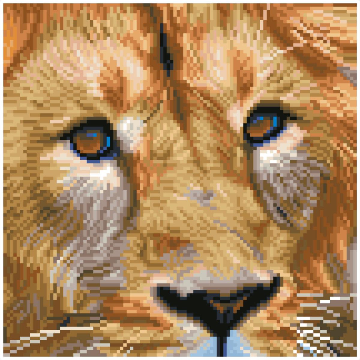 Lion Art Diamond Painting Serengeti Magic, Diamond Wall Art Home Decor Serengeti Magic, Diamond Dotz Yarn Designers Boutique