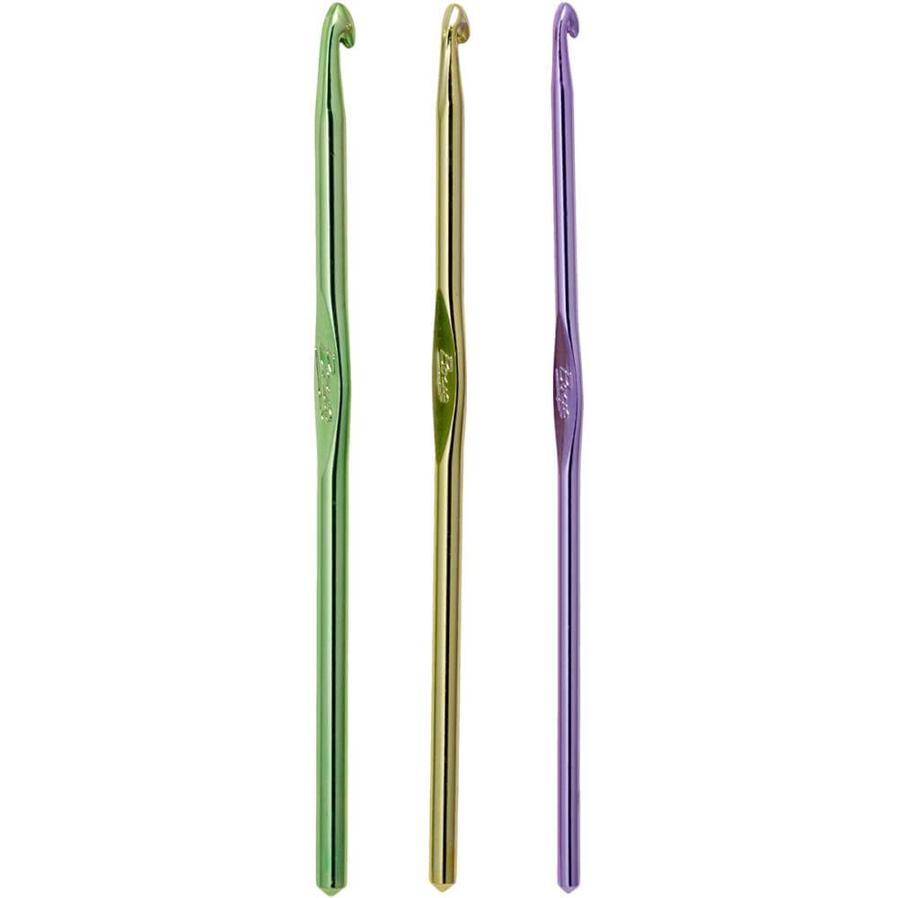 Crochet Hook Set G,H,I (4.25-5.5mm) | Aluminum Crochet Hooks by Boye Boye Aluminum Crochet Hook Set G,H,I Yarn Designers Boutique