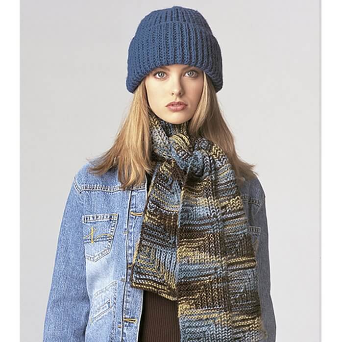 Patons Designer Series, Chill Out Scarf & Hat Pattern, Book #500985ff Patons Designer Series Chill Out Yarn Designers Boutique