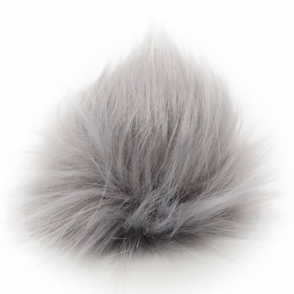 Fur Pom Pom | Furreal Pom by Knitting Fever, Removable & Swapable Furreal Removable Pom by KFI Yarn Designers Boutique