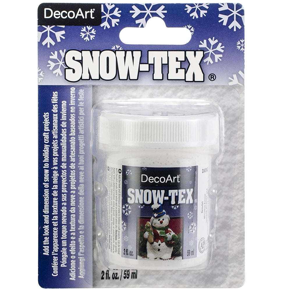 Snow Paint, White Snow Paint with Snow Texture for Holiday Decorations Snow Paint, DecoArt Snow-Tex Yarn Designers Boutique