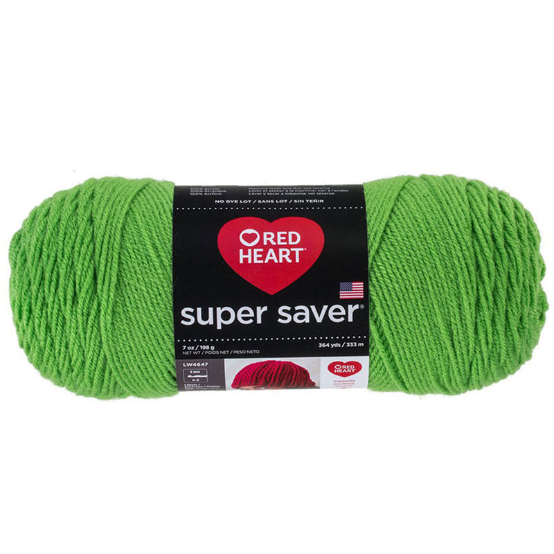 Super Saver Yarn Red Heart, Machine Washable & Dryable, Worsted Weight Super Saver Solids & Fleck Yarn by Red Heart Yarn Designers Boutique