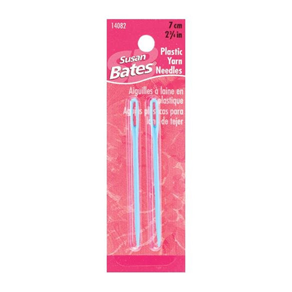 Plastic Yarn Needles, 2 Pack, Susan Bates Large Eye and Rounded Tip Plastic Yarn Needles, 2 Pack, Susan Bates Yarn Designers Boutique