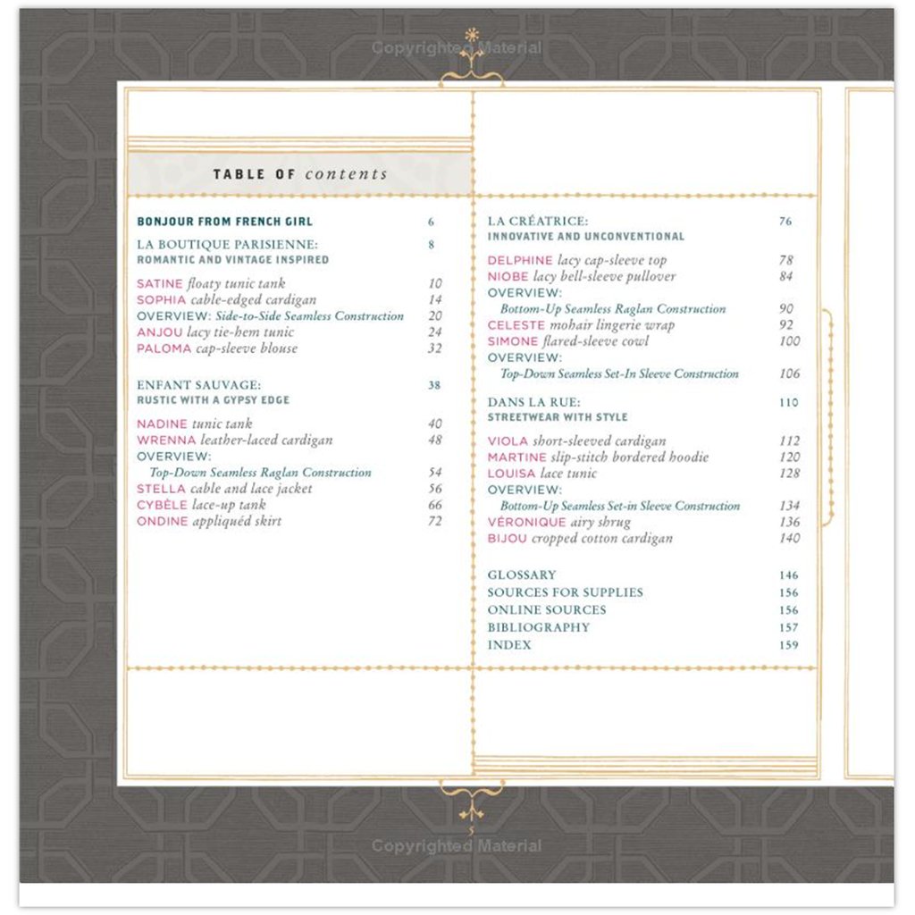 Knitting Patterns | French Girl Knits by Kristeen Griffin-Grimes French Girl Knits Pattern Book by Kristeen Griffin-Grimes Yarn Designers Boutique
