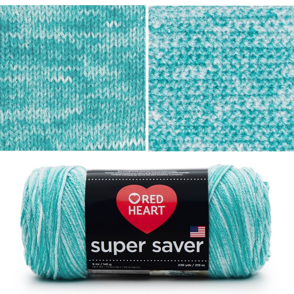 Super Saver, Easy Care, Machine Washable Yarn by Red Heart Super Saver Variegated Yarn by Red Heart Yarn Designers Boutique