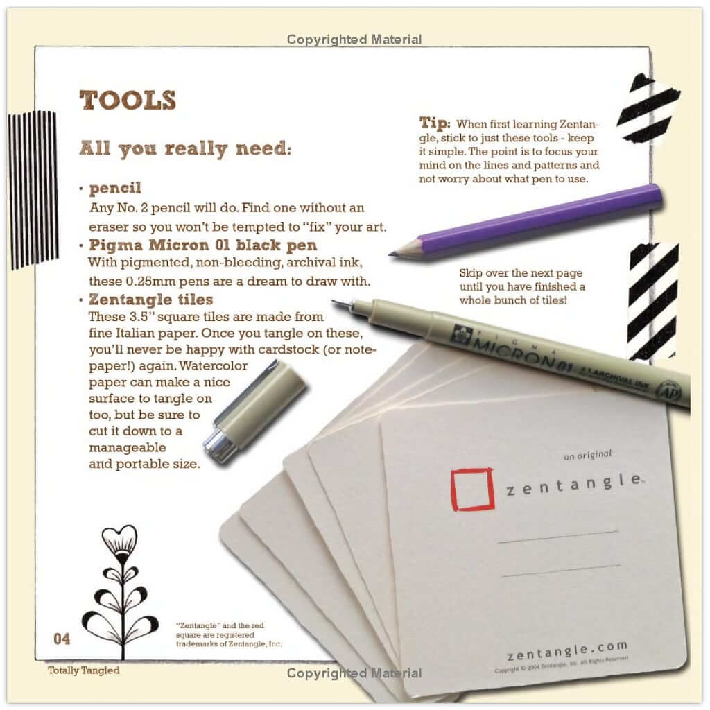 Totally Tangled: Zentangle & Beyond | Art Therapy to Focus Your Mind Totally Tangled: Zentangle and Beyond Yarn Designers Boutique