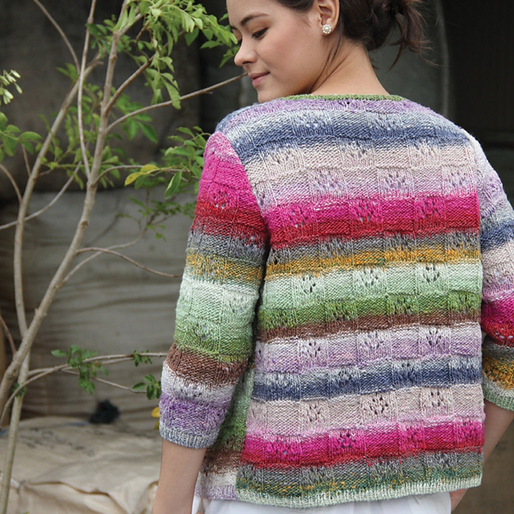 Autumn & Spring Lightweight Cardigan Knitting Kit with Noro Yarns Boxy Cardigan Knitting Kit with Tsubame Yarn Yarn Designers Boutique