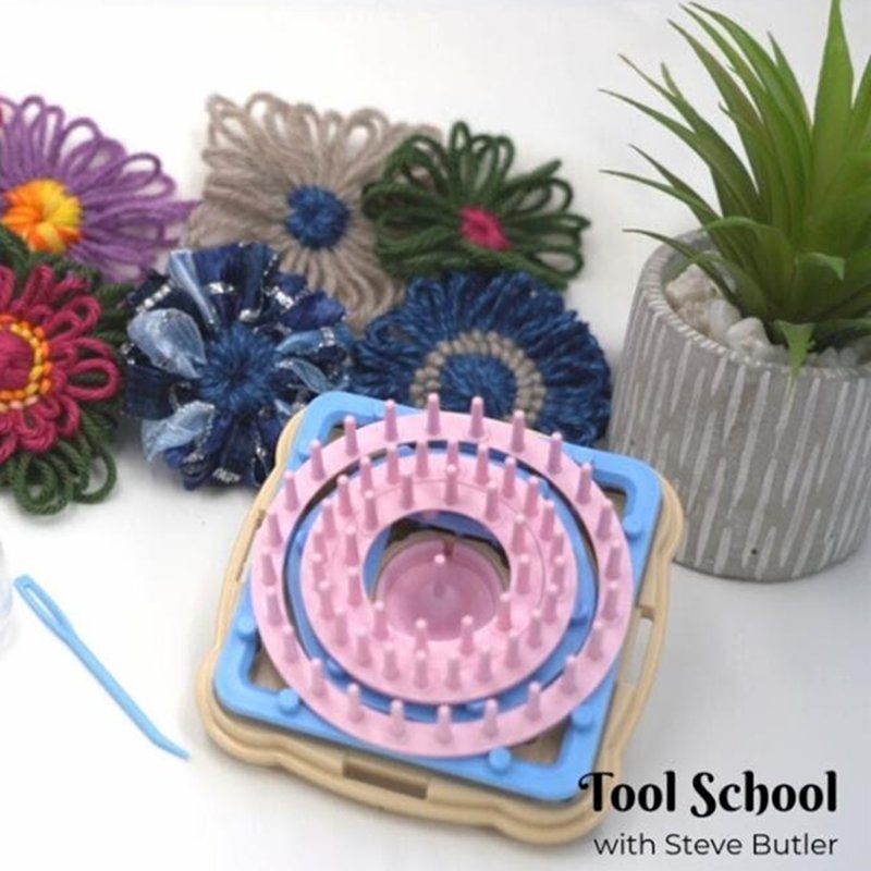 Hana-Ami Flower Loom | 6 Loom Shapes for Fully Customizable Flowers Hana-Ami Flower Loom Yarn Designers Boutique