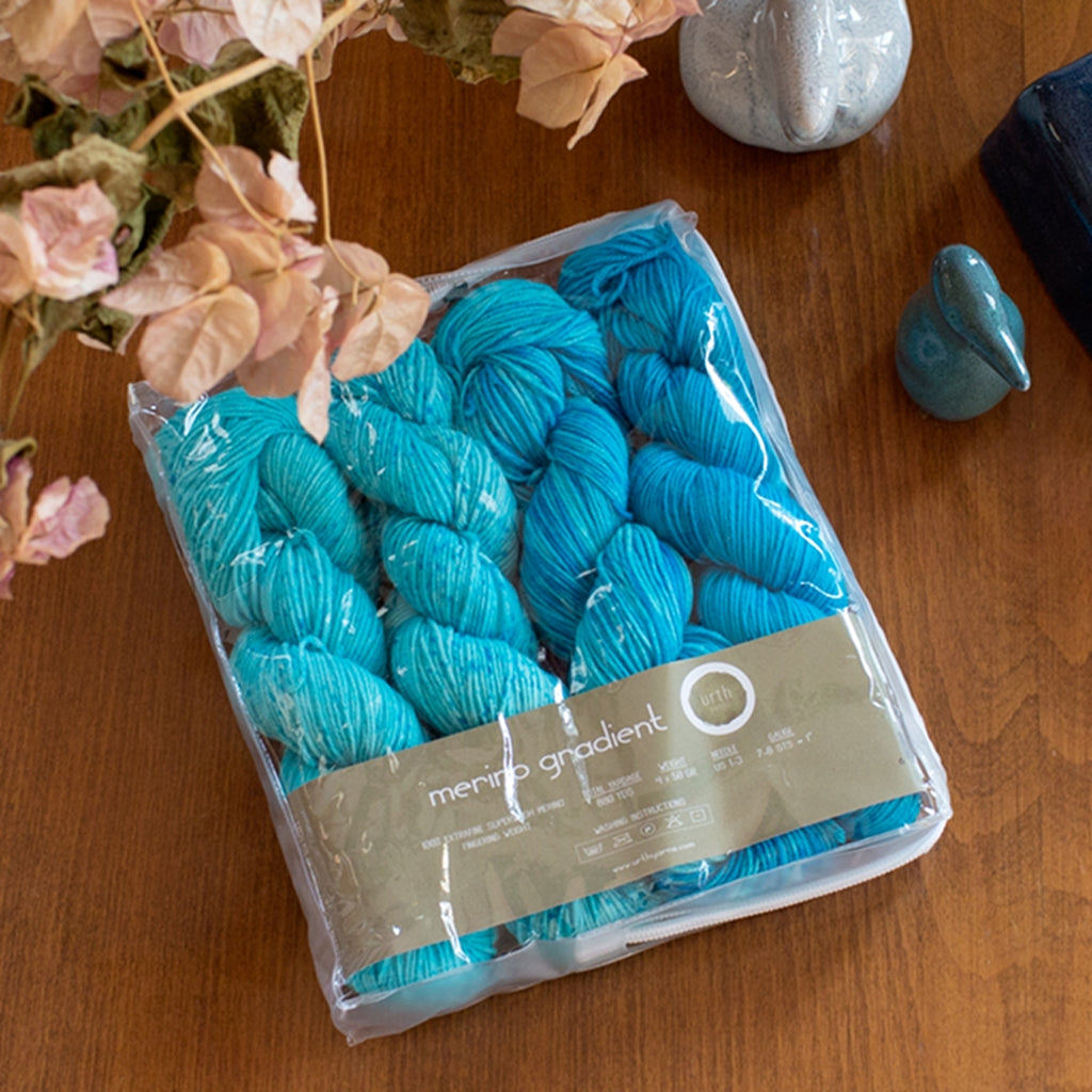 Urth Yarns, Merino Gradient Kit, 100% Extrafine Merino Wool Yarn Merino Gradient Kit by Urth Yarns Yarn Designers Boutique