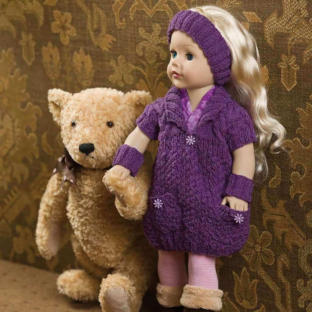 Doll Clothes Patterns | Knits for Dolls: 25 Fun Outfits for 18" Dolls Knits for Dolls by Nicky Epstein: 25 Fun, Fabulous Outfits for 18-Inch Dolls Yarn Designers Boutique