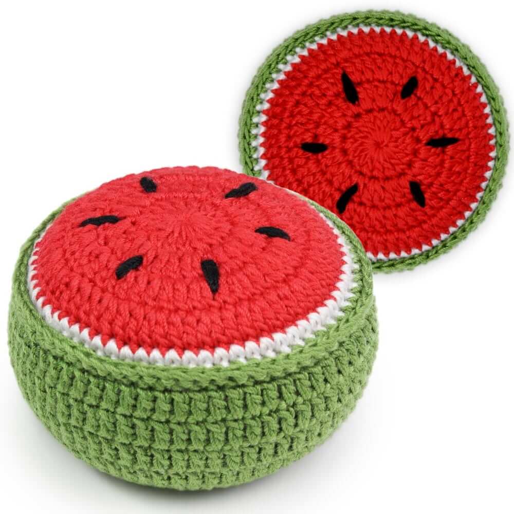 Pin Cushion | Crocheted Fruit Pattern Weight & Pincushion | Prym Love Crocheted Fruit Pattern Weight & Pin Cushion by Prym Love Yarn Designers Boutique