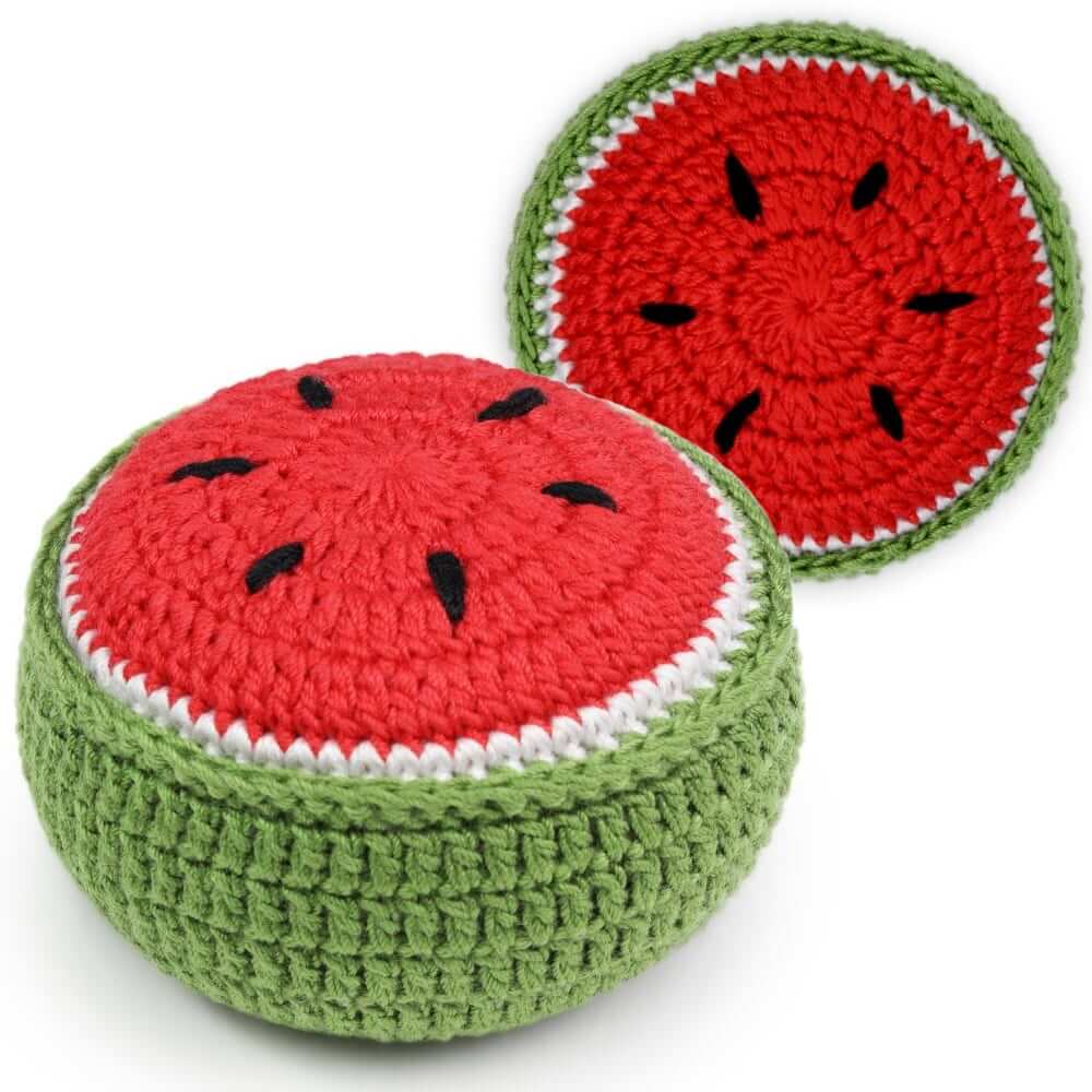 Crocheted Fruit Pattern Weight & Pin Cushion by Prym Love