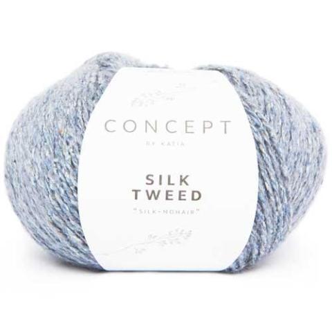 DK Yarn | Silk Tweed Mohair Yarn by Katia, Silk Yarn with Tweed Effect Silk Tweed DK Mohair Blend Yarn by Katia Yarn Designers Boutique