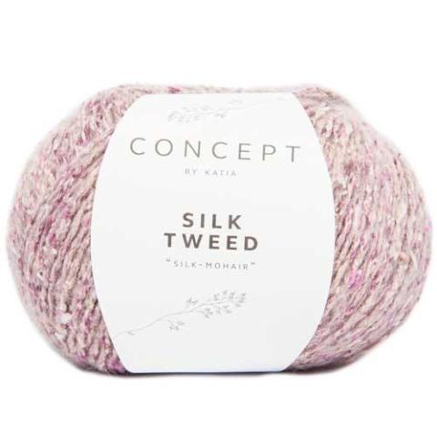 DK Yarn | Silk Tweed Mohair Yarn by Katia, Silk Yarn with Tweed Effect Silk Tweed DK Mohair Blend Yarn by Katia Yarn Designers Boutique