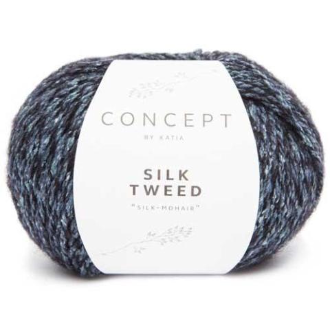 DK Yarn | Silk Tweed Mohair Yarn by Katia, Silk Yarn with Tweed Effect Silk Tweed DK Mohair Blend Yarn by Katia Yarn Designers Boutique